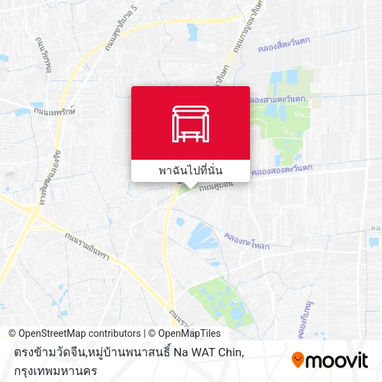 ตรงข้ามวัดจีน,หมู่บ้านพนาสนธิ์ Na WAT Chin แผนที่