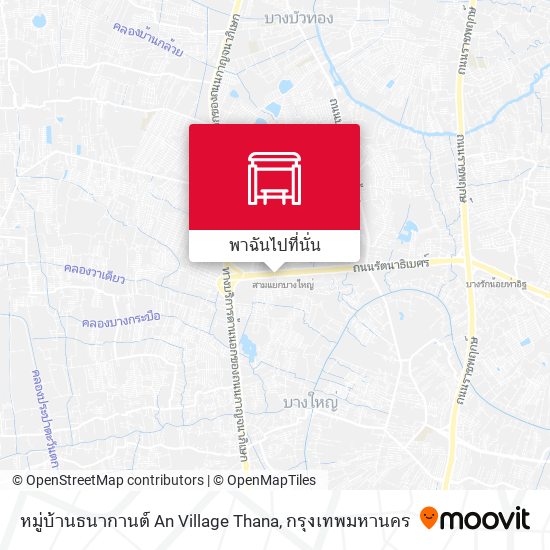 หมู่บ้านธนากานต์ An Village Thana แผนที่