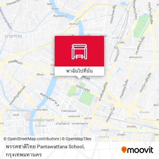 พรรคชาติไทย Pantawattana School แผนที่