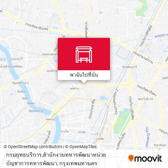 กรมยุทธบริการ,สำนักงานทหารพัฒนาหน่วยบัญชาการทหารพัฒนา แผนที่