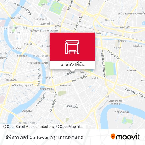 ซีพีทาวเวอร์ Cp Tower แผนที่