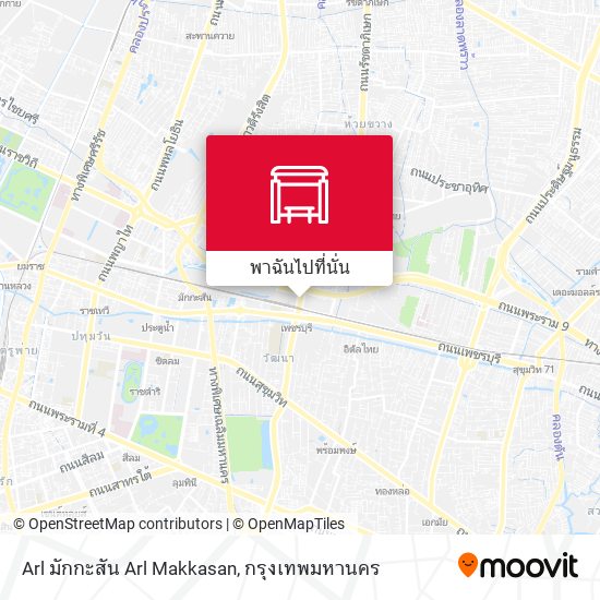 Arl มักกะสัน Arl Makkasan แผนที่