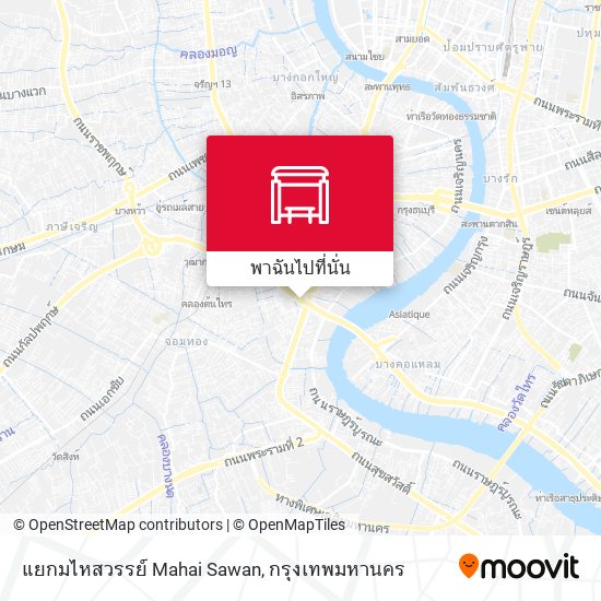 แยกมไหสวรรย์ Mahai Sawan แผนที่