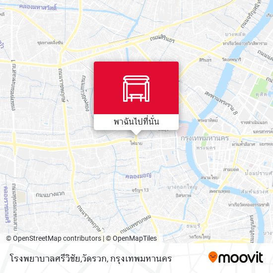 โรงพยาบาลศรีวิชัย,วัดรวก แผนที่