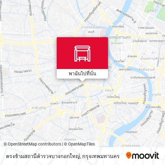 ตรงข้ามสถานีตำรวจบางกอกใหญ่ แผนที่