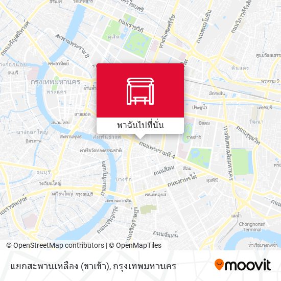 แยกสะพานเหลือง (ขาเข้า) แผนที่