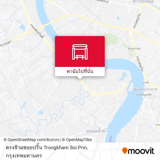 ตรงข้ามซอยปริ้น Trongkham Soi Prin แผนที่