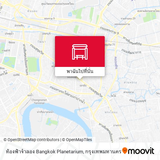 ท้องฟ้าจำลอง Bangkok Planetarium แผนที่