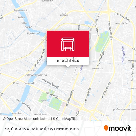 หมู่บ้านสรรพวุธนิเวศน์ แผนที่