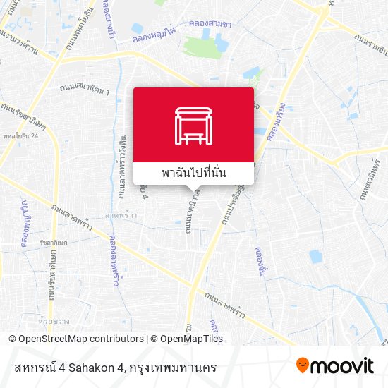 สหกรณ์ 4 Sahakon 4 แผนที่