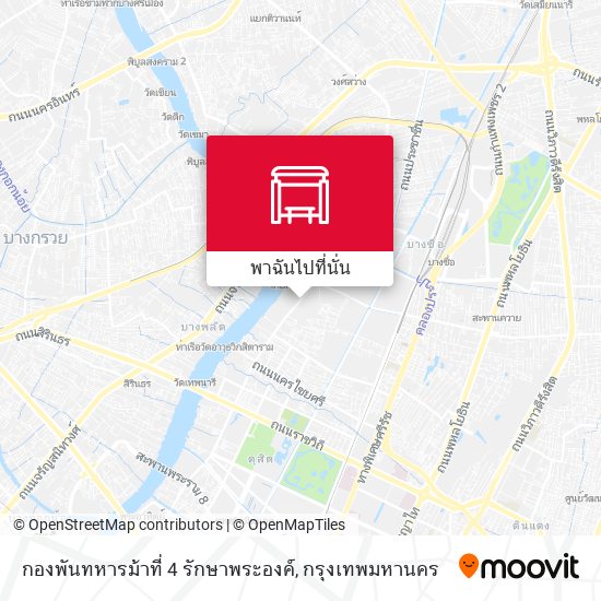 กองพันทหารม้าที่ 4 รักษาพระองค์ แผนที่