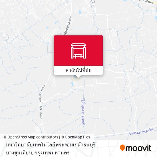 มหาวิทยาลัยเทคโนโลยีพระจอมเกล้าธนบุรีบางขุนเทียน แผนที่