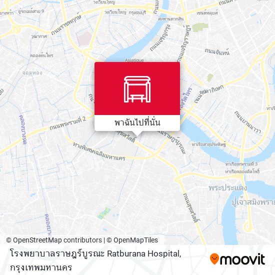 โรงพยาบาลราษฎร์บูรณะ Ratburana Hospital แผนที่