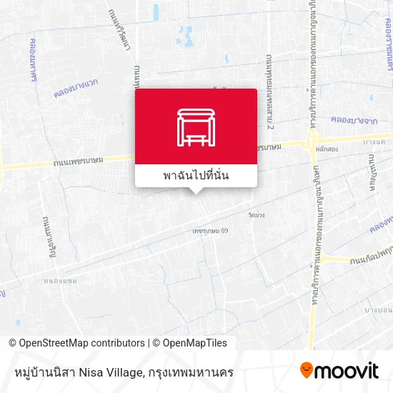 หมู่บ้านนิสา Nisa Village แผนที่