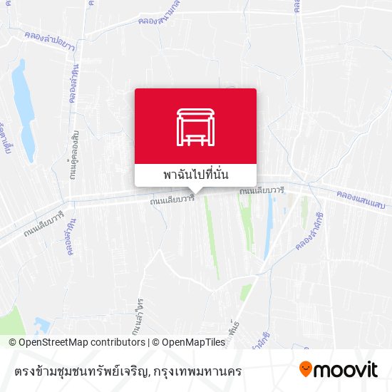 ตรงข้ามชุมชนทรัพย์เจริญ แผนที่