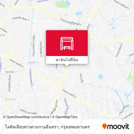 โลตัสเลียบทางด่วนรามอินทรา แผนที่