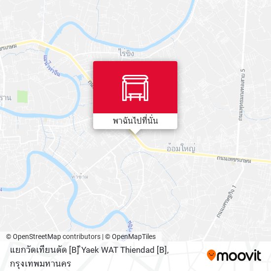 แยกวัดเทียนดัด [B] ํYaek WAT Thiendad [B] แผนที่