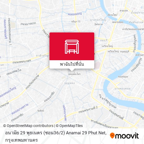 อนามัย 29 พุธเนตร (ซอน36 / 2) Anamai 29 Phut Net แผนที่