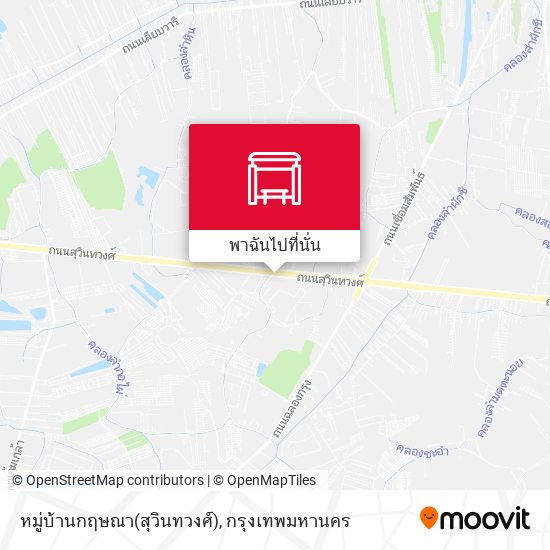 หมู่บ้านกฤษณา(สุวินทวงศ์) แผนที่