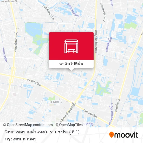วิทยาเขตรามคำแหง(ม.รามฯ ประตูที่ 1) แผนที่