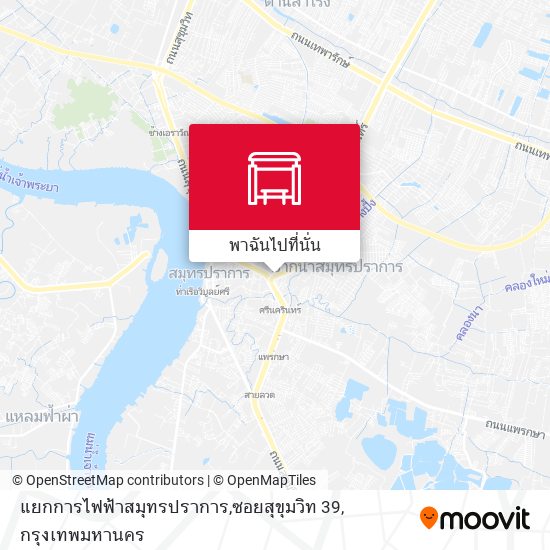 แยกการไฟฟ้าสมุทรปราการ,ซอยสุขุมวิท 39 แผนที่