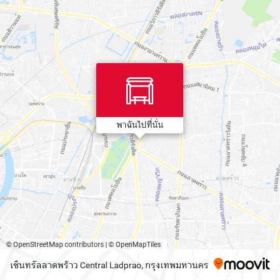 เซ็นทรัลลาดพร้าว Central Ladprao แผนที่