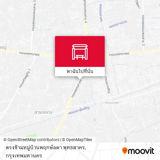 ตรงข้ามหมู่บ้านพฤกษ์ลดา พุทธสาคร แผนที่