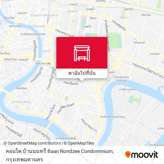 คอนโด บ้านนนทรี Baan Nondzee Condominium แผนที่