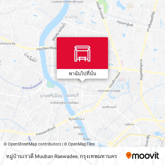 หมู่บ้านเรวดี Muuban Raewadee แผนที่