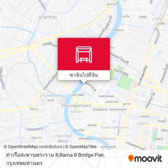 ท่าเรือสะพานพระราม 8;Rama 8 Bridge Pier แผนที่