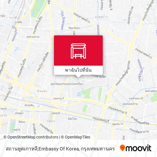 สถานทูตเกาหลี;Embassy Of Korea แผนที่