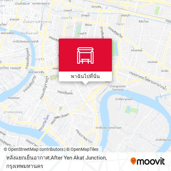 หลังแยกเย็นอากาศ;After Yen Akat Junction แผนที่