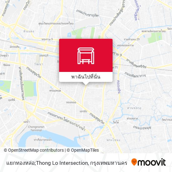 แยกทองหล่อ;Thong Lo Intersection แผนที่