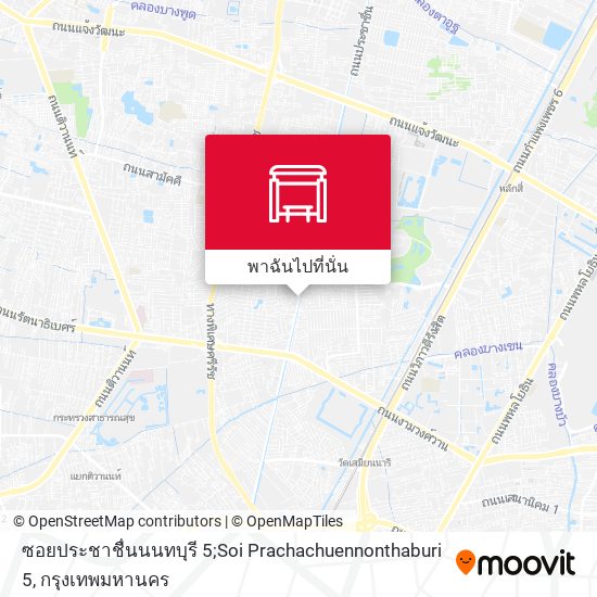 ซอยประชาชื่นนนทบุรี 5;Soi Prachachuennonthaburi 5 แผนที่