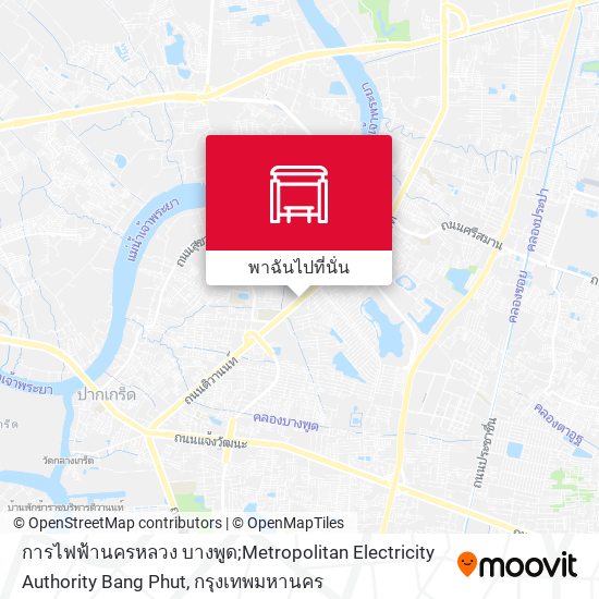 การไฟฟ้านครหลวง บางพูด;Metropolitan Electricity Authority Bang Phut แผนที่