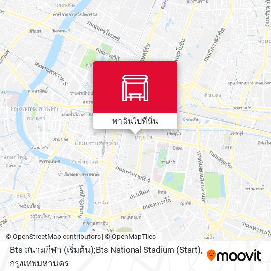 Bts สนามกีฬา (เริ่มต้น);Bts National Stadium (Start) แผนที่