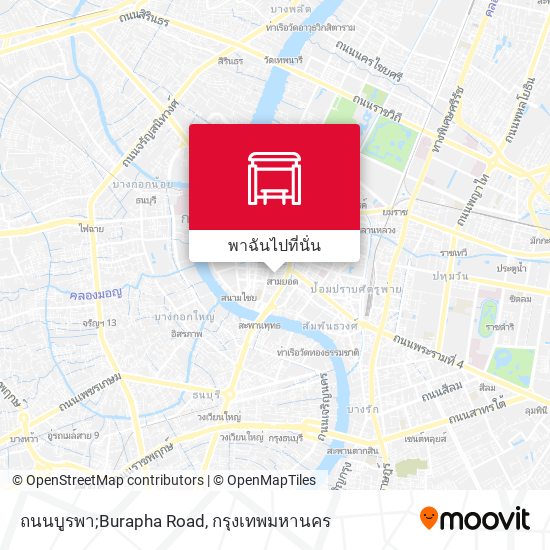 ถนนบูรพา;Burapha Road แผนที่