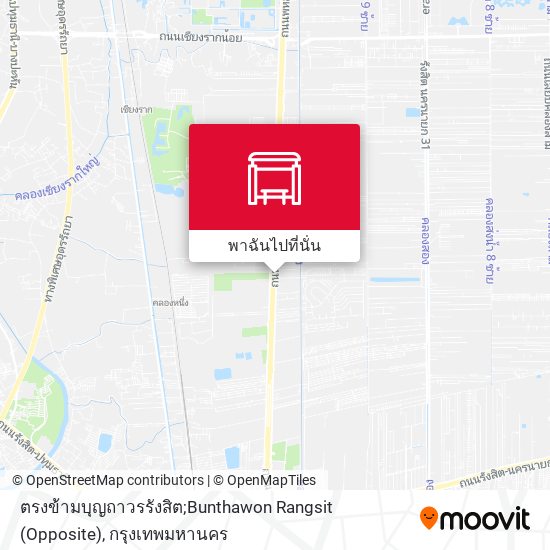 ตรงข้ามบุญถาวรรังสิต;Bunthawon Rangsit (Opposite) แผนที่