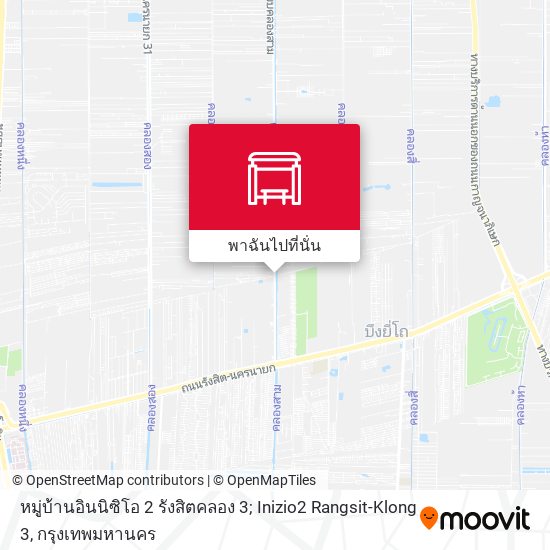 หมู่บ้านอินนิซิโอ 2 รังสิตคลอง 3; Inizio2 Rangsit-Klong 3 แผนที่