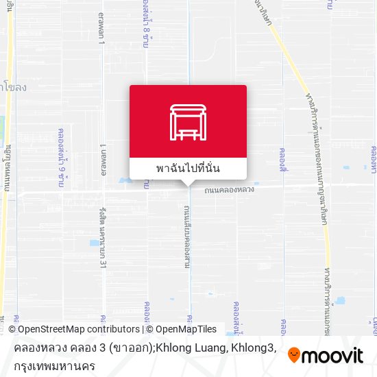 คลองหลวง คลอง 3 (ขาออก);Khlong Luang, Khlong3 แผนที่