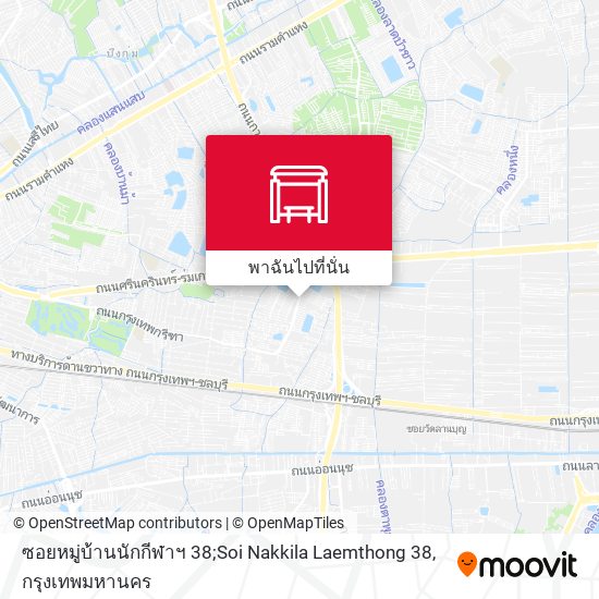 ซอยหมู่บ้านนักกีฬาฯ 38;Soi Nakkila Laemthong 38 แผนที่