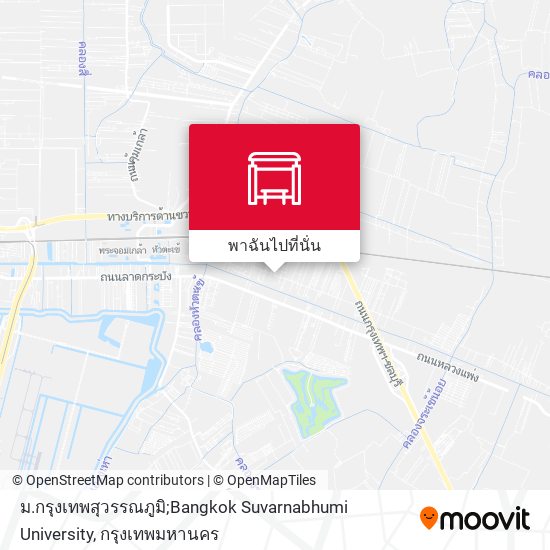 ม.กรุงเทพสุวรรณภูมิ;Bangkok Suvarnabhumi University แผนที่