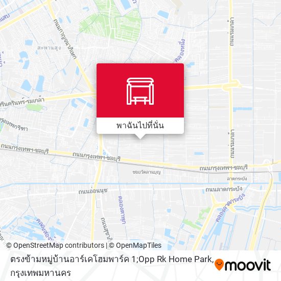 ตรงข้ามหมู่บ้านอาร์เคโฮมพาร์ค 1;Opp Rk Home Park แผนที่