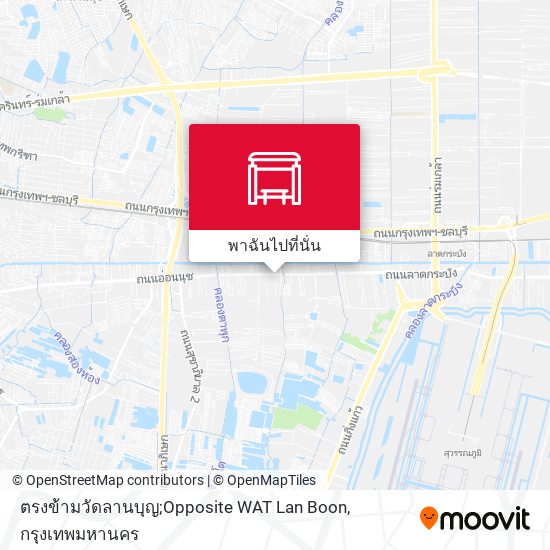 ตรงข้ามวัดลานบุญ;Opposite WAT Lan Boon แผนที่