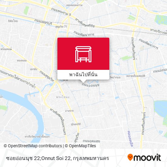 ซอยอ่อนนุช 22;Onnut Soi 22 แผนที่
