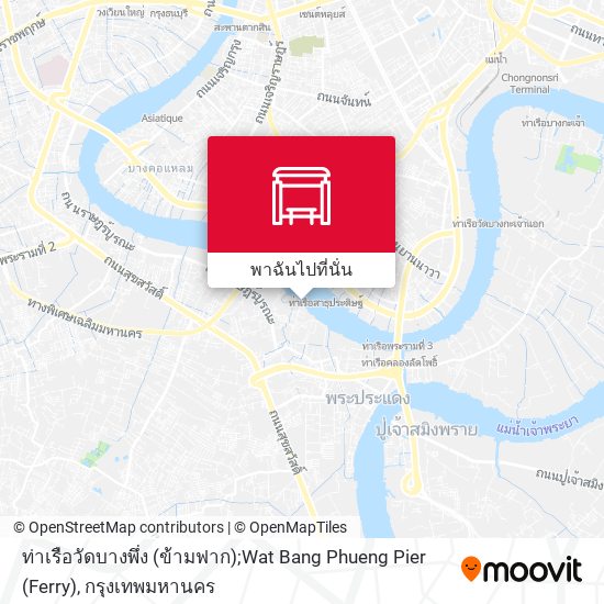 ท่าเรือวัดบางพึ่ง (ข้ามฟาก);Wat Bang Phueng Pier (Ferry) แผนที่