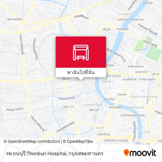 รพ.ธนบุรี;Thonburi Hospital แผนที่