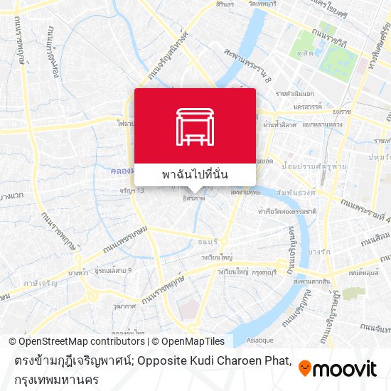 ตรงข้ามกุฎีเจริญพาศน์; Opposite Kudi Charoen Phat แผนที่