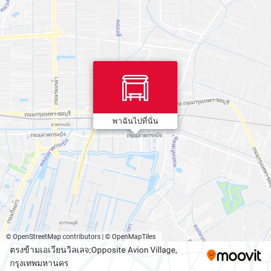 ตรงข้ามเอเวียนวิลเลจ;Opposite Avion Village แผนที่