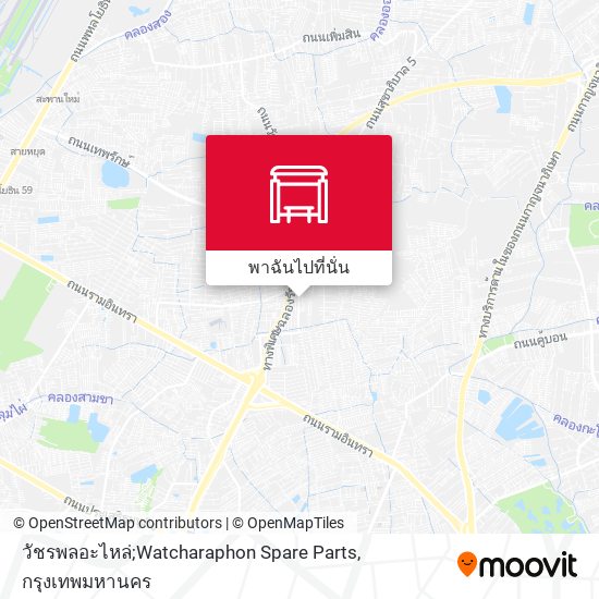 วัชรพลอะไหล่;Watcharaphon Spare Parts แผนที่